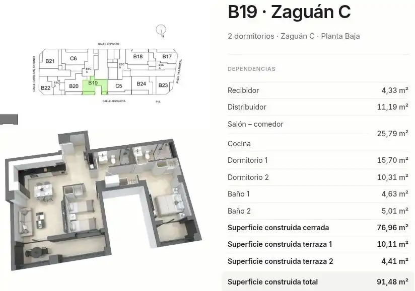 Pis amb piscina en venda a Avenida Avenida Vila-real, imagen 8