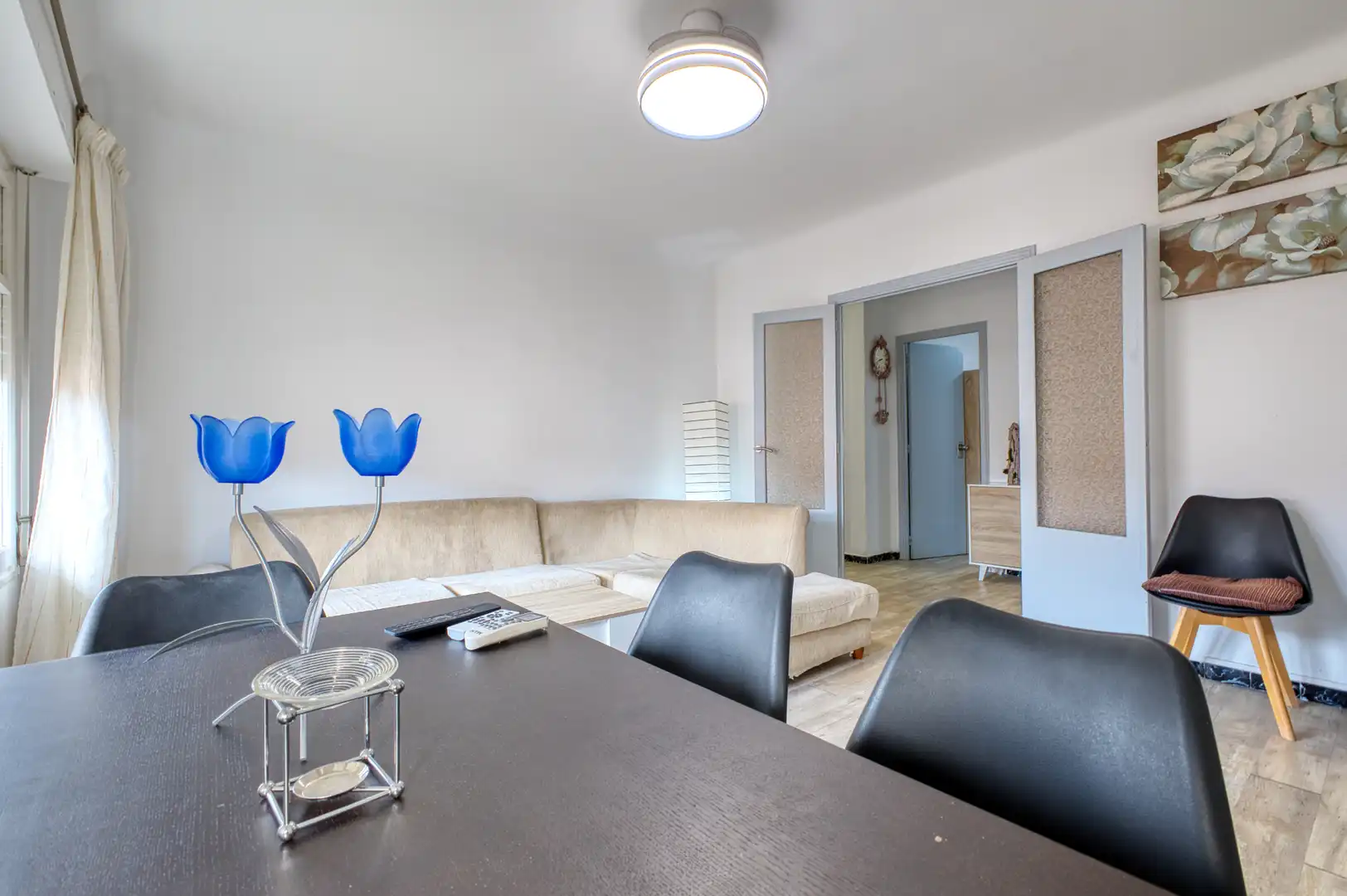 Wohnzimmer von Wohnung zum Verkauf in Jijona / Xixona mit Klimaanlage, Heizung und Parkett