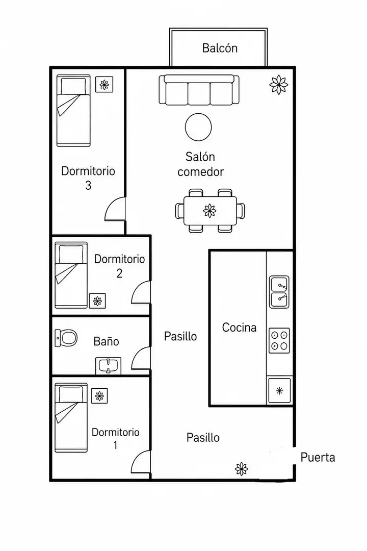 Flat for sale in Badalona  with Balcony