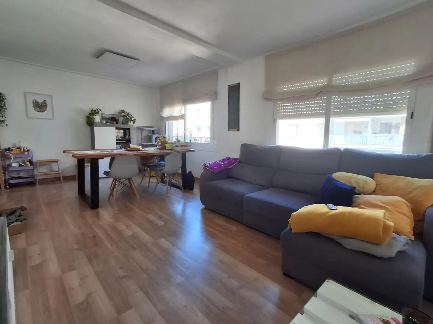 Sala de estar de Piso en venta en Mataró con Aire acondicionado, Calefacción y Parquet