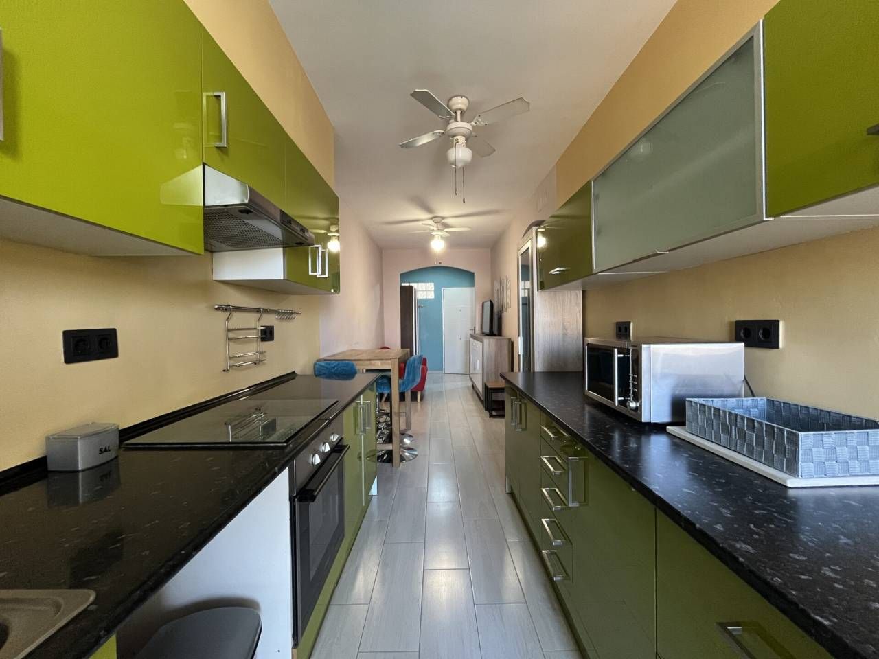 Kitchen of Flat to rent in Girona Capital  with Air Conditioner, Heating and Terrace