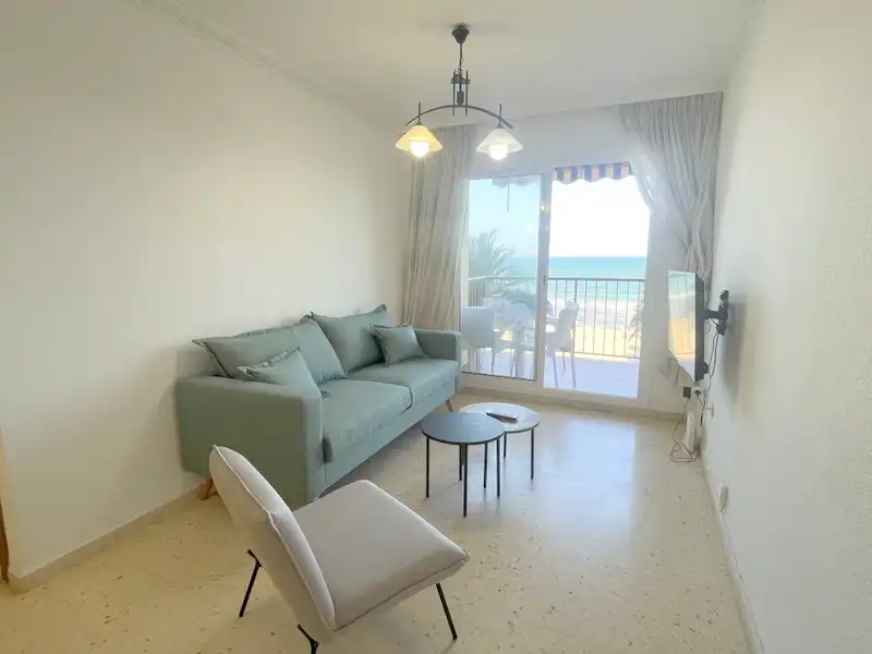 Sala de estar de Piso de alquiler en Alboraya con Amueblado, Horno y Lavadora