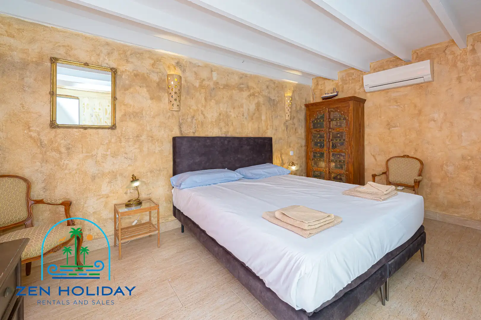 Habitación de Casa o chalet en venta en Villajoyosa / La Vila Joiosa con Aire acondicionado, Calefacción y Jardín privado