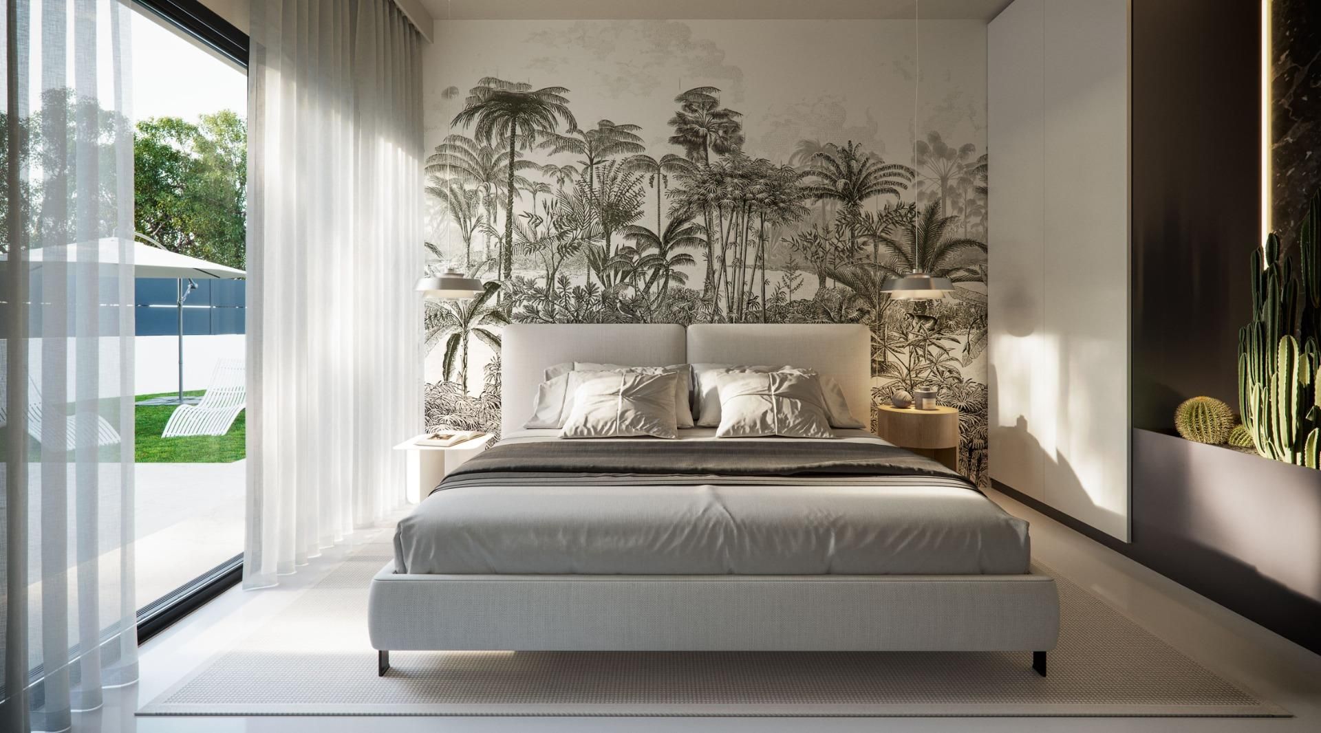 Bedroom of House or chalet for sale in Orihuela  with Air Conditioner and Swimming Pool