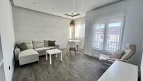 Living room of Flat for sale in Colindres  with Parquet flooring, Furnished and Balcony