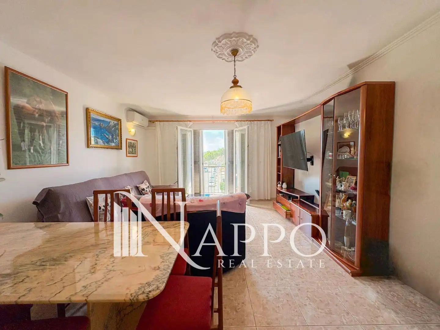 Sala de estar de Piso en venta en Calvià con Aire acondicionado, Terraza y Amueblado