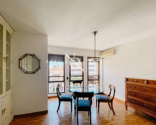 Dining room of Flat to rent in  Valencia Capital  with Air Conditioner, Heating and Balcony