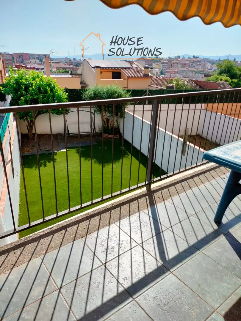 Terrassa de Casa adosada en venda en Polinyà amb Calefacció, Jardí privat i Terrassa