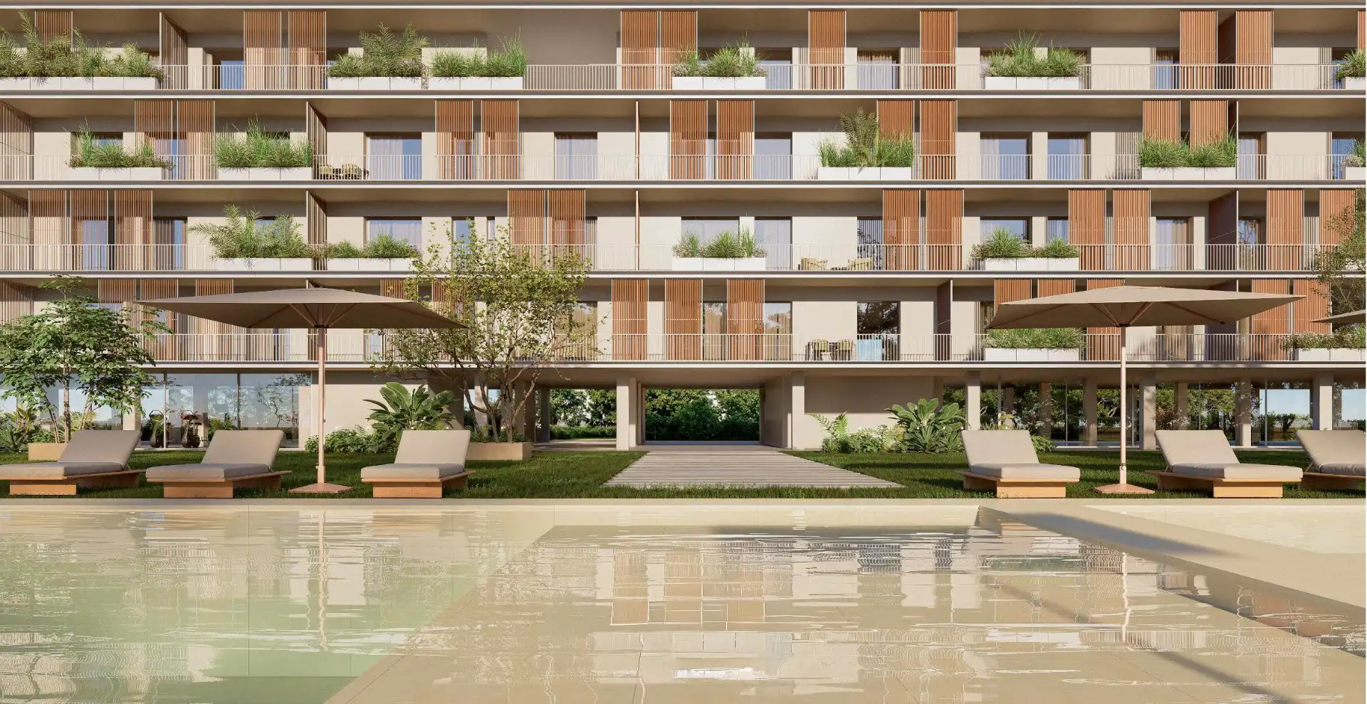 Appartement compact neuf avec piscine à vendre à Carrer Soria 1
