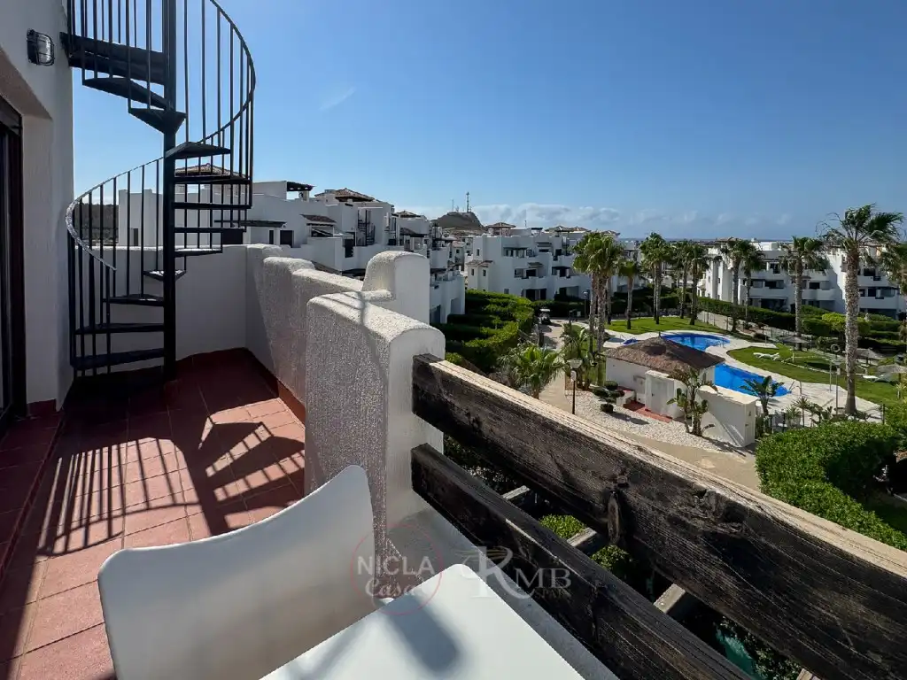 Außenansicht von Wohnungen zum Verkauf in Vera mit Klimaanlage, Terrasse und Möbliert