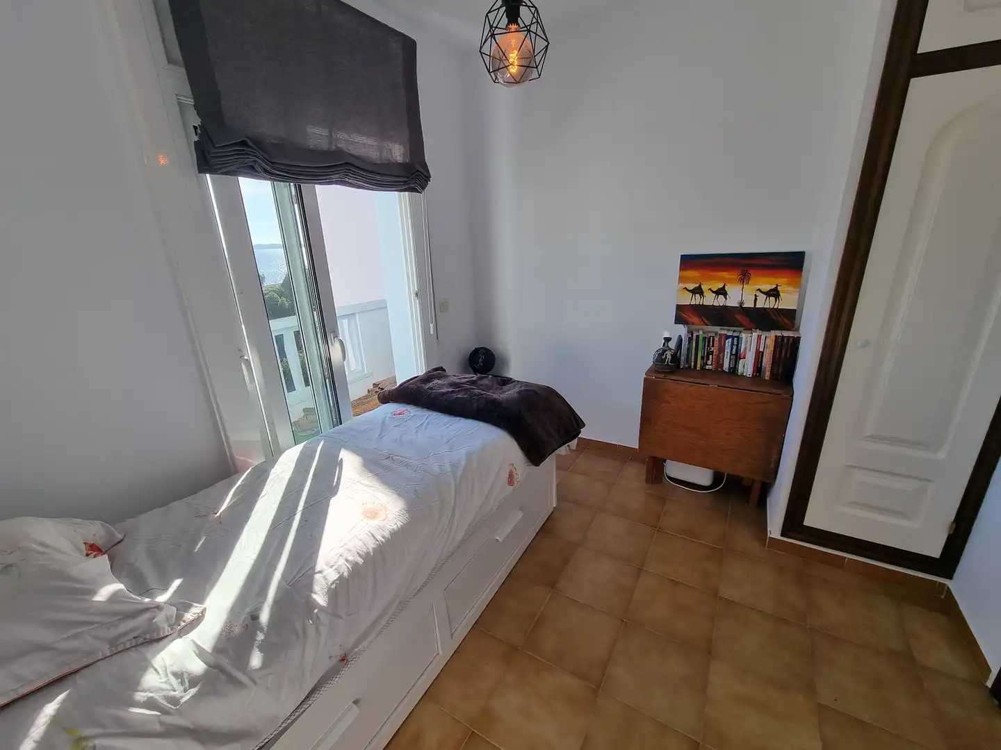 Schlafzimmer von Einfamilien-Reihenhaus zum Verkauf in Roses mit Klimaanlage, Heizung und Privatgarten