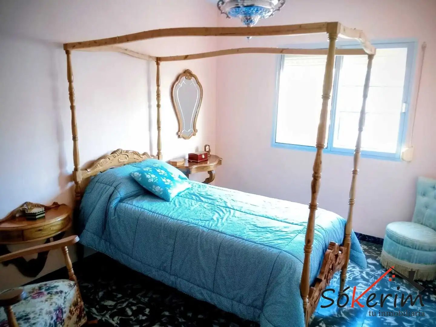 Bedroom of Houses for sale in Villajoyosa / La Vila Joiosa  with Air Conditioner, Heating and Private garden