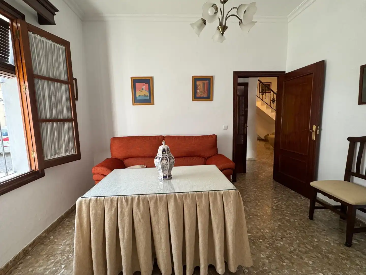 Sala d'estar de Finca rústica en venda en Olivares amb Traster i Balcó