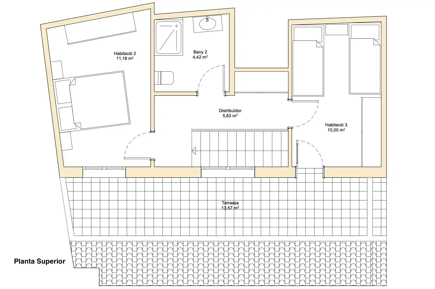 Maisonette zum Verkauf in Bellpuig mit Klimaanlage, Heizung und Terrasse