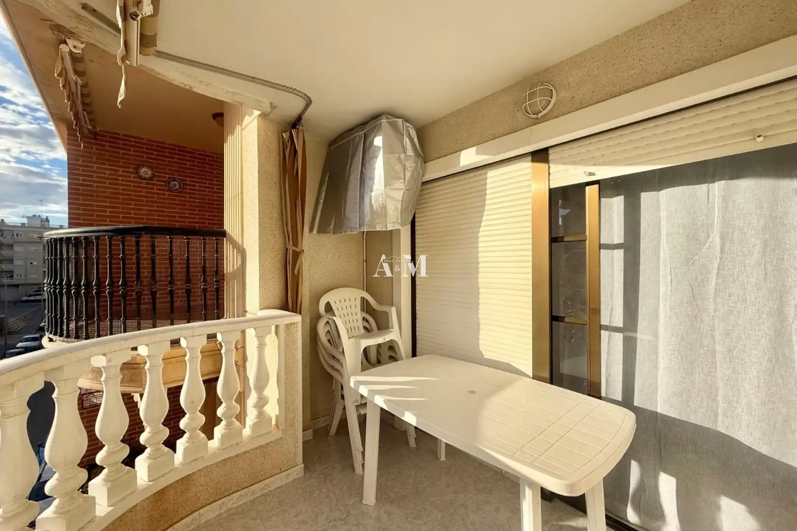 Terrasse von Wohnung zur Miete in Guardamar del Segura mit Klimaanlage, Heizung und Terrasse