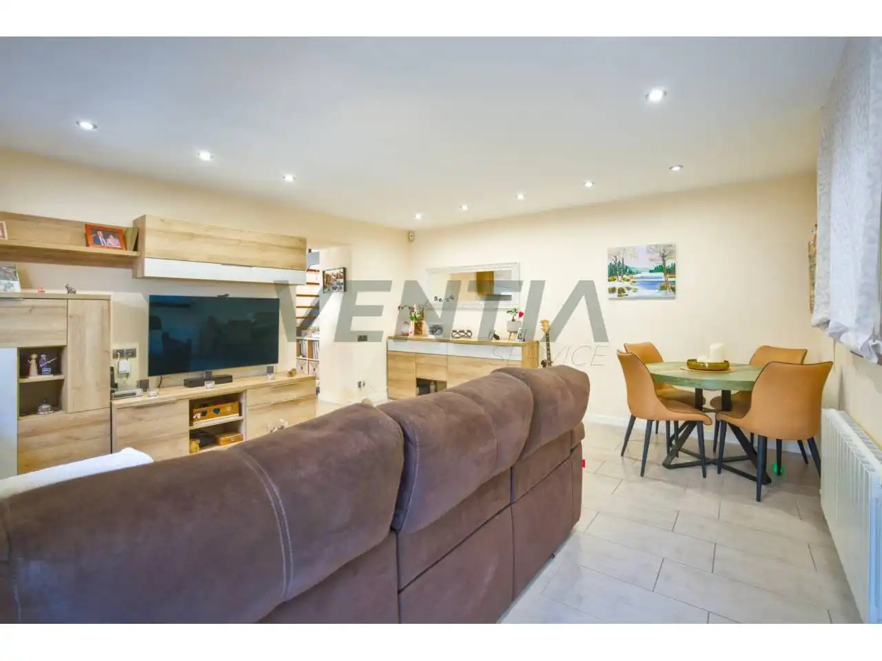 Living room of Houses for sale in Sant Feliu de Codines  with Air Conditioner, Heating and Private garden