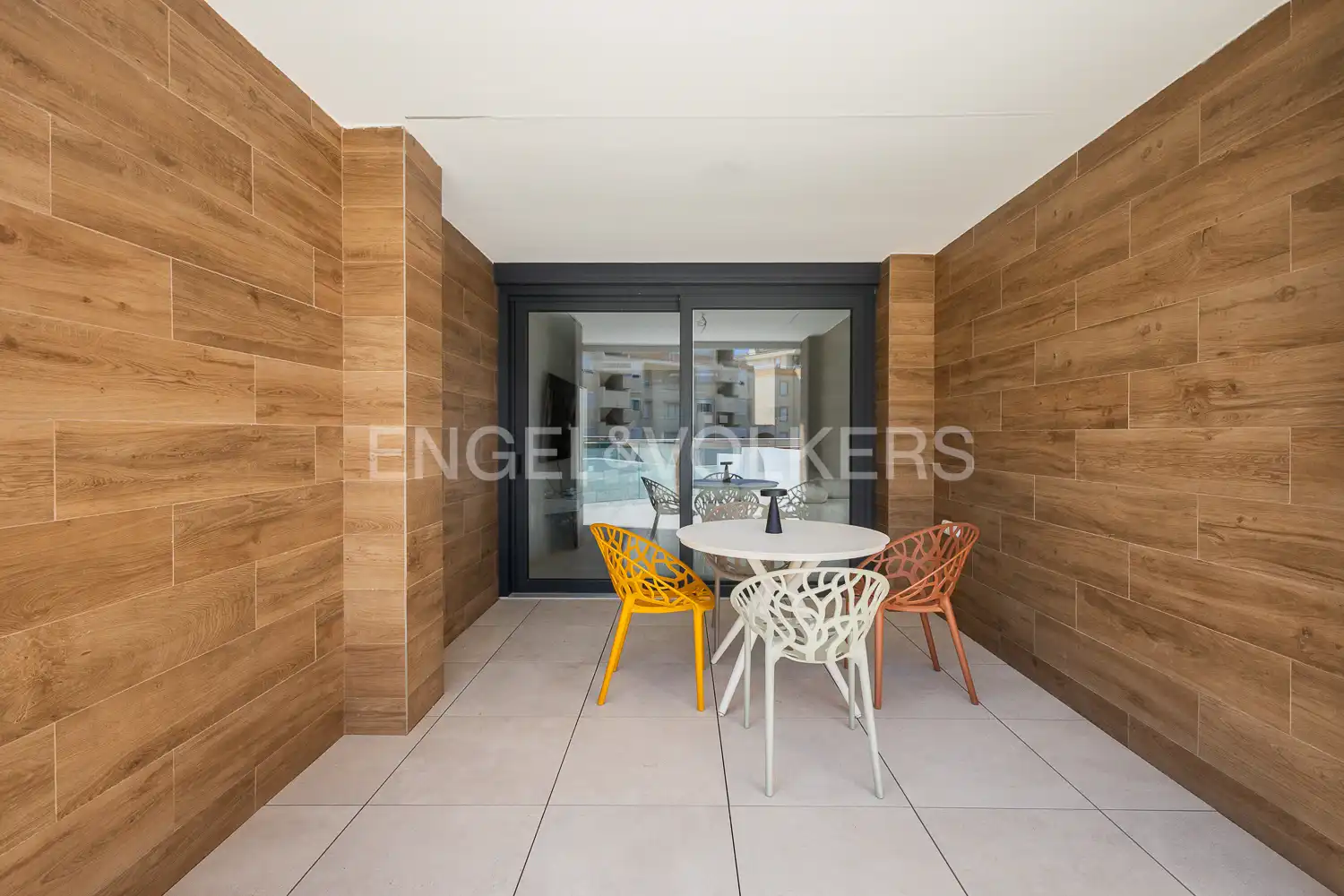 Terrasse von Wohnung zur Miete in Dénia mit Klimaanlage, Heizung und Privatgarten