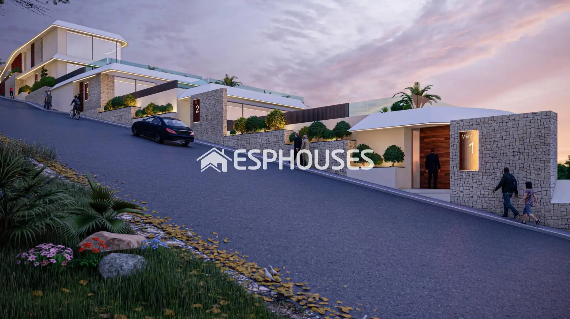 Exterior view of Flat for sale in Calpe / Calp  with Air Conditioner, Terrace and Swimming Pool