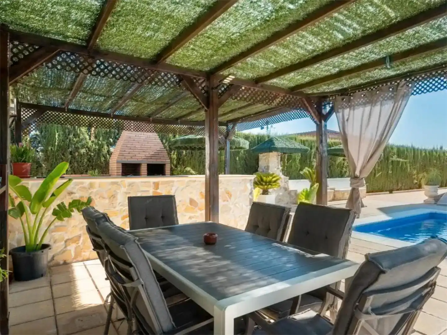 Terraza de Casa o chalet en venta en Lora del Río con Aire acondicionado, Piscina y Balcón