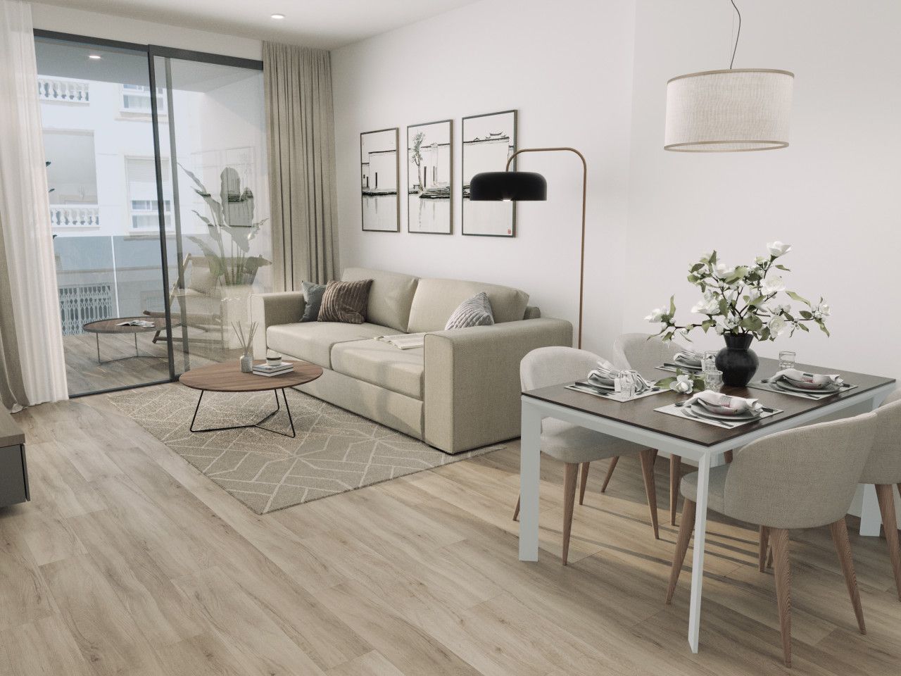 Living room of Flat for sale in Torrevieja  with Heating, Terrace and Swimming Pool