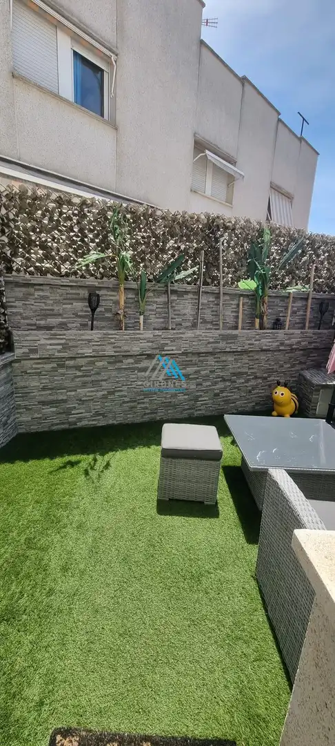 Terrasse von Einfamilien-Reihenhaus zur Miete in Sant Feliu de Guíxols mit Klimaanlage, Heizung und Parkett