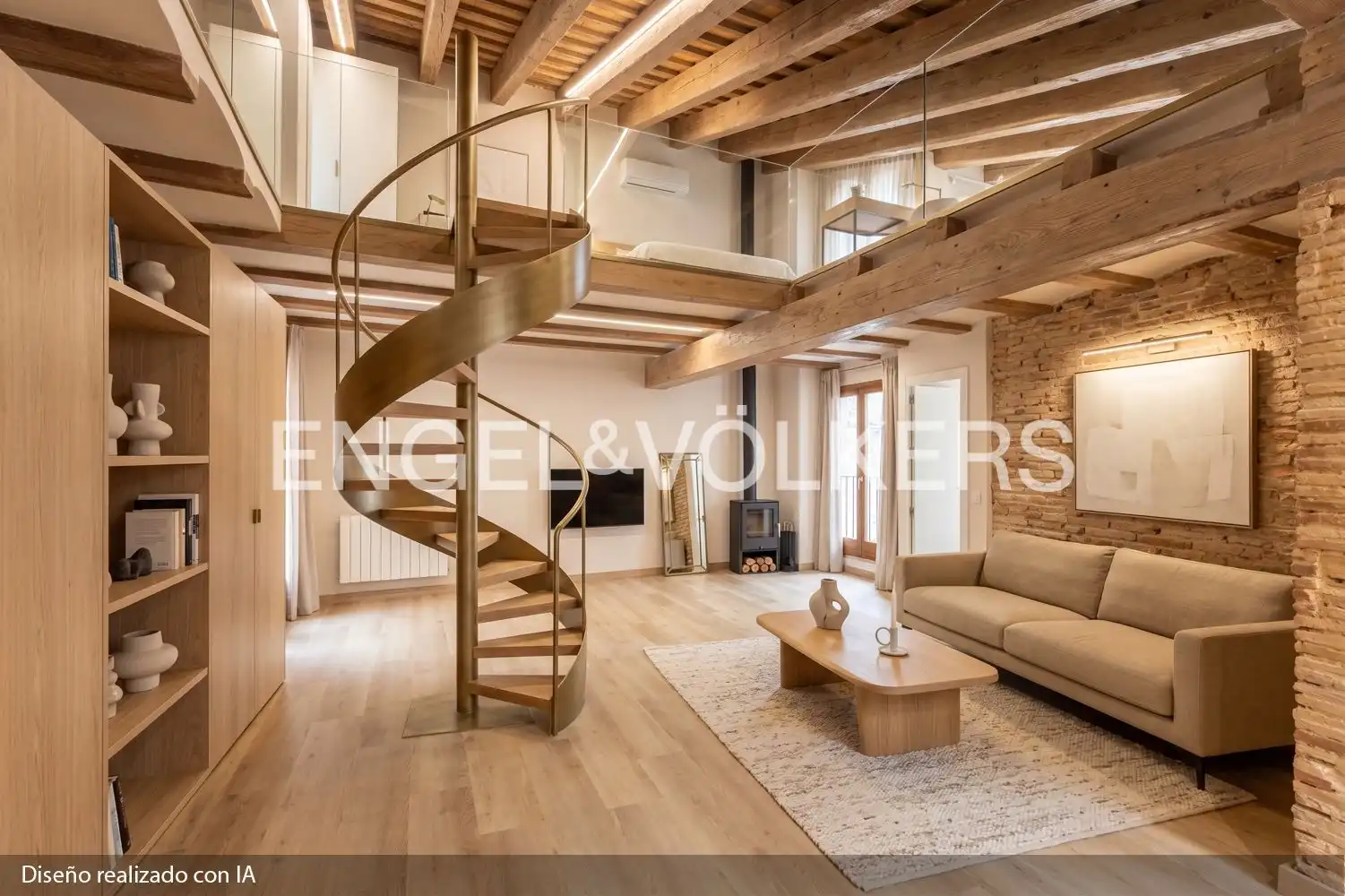 Sala de estar de Dúplex en venta en Valencia con Aire acondicionado, Calefacción y Balcón