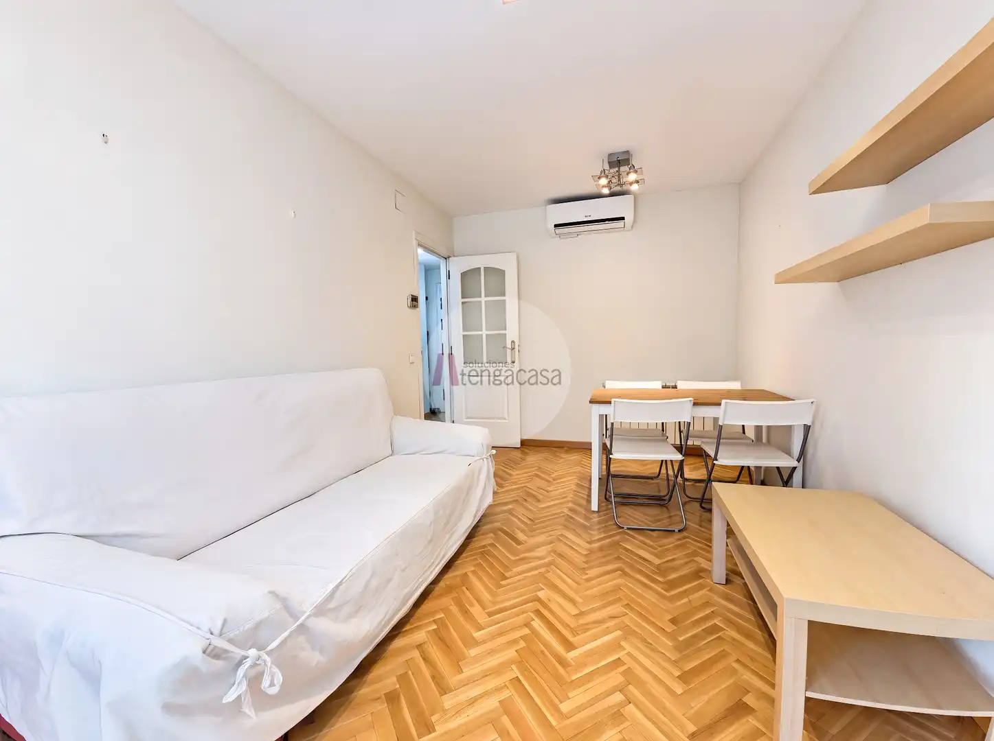 Wohnzimmer von Wohnungen zur Miete in Barrio de Salamanca