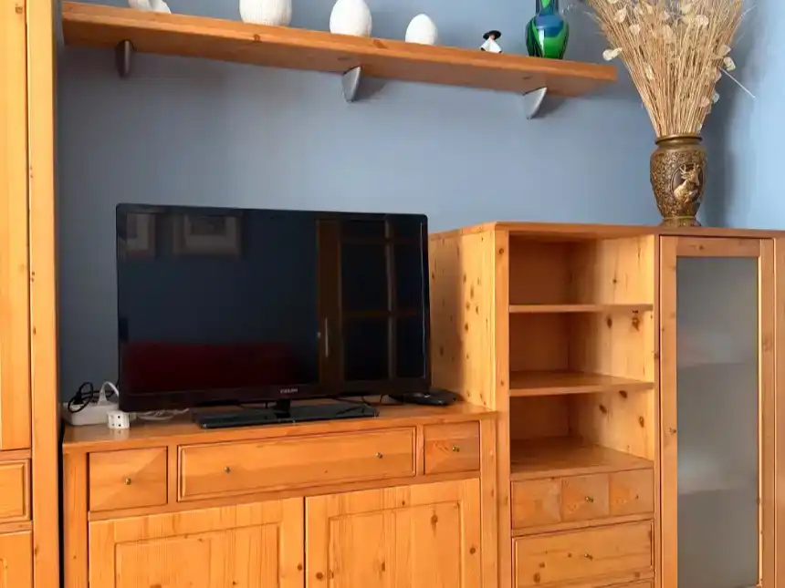 Sala d'estar de Pis de lloguer en Béjar amb Parquet, Moblat i Balcó