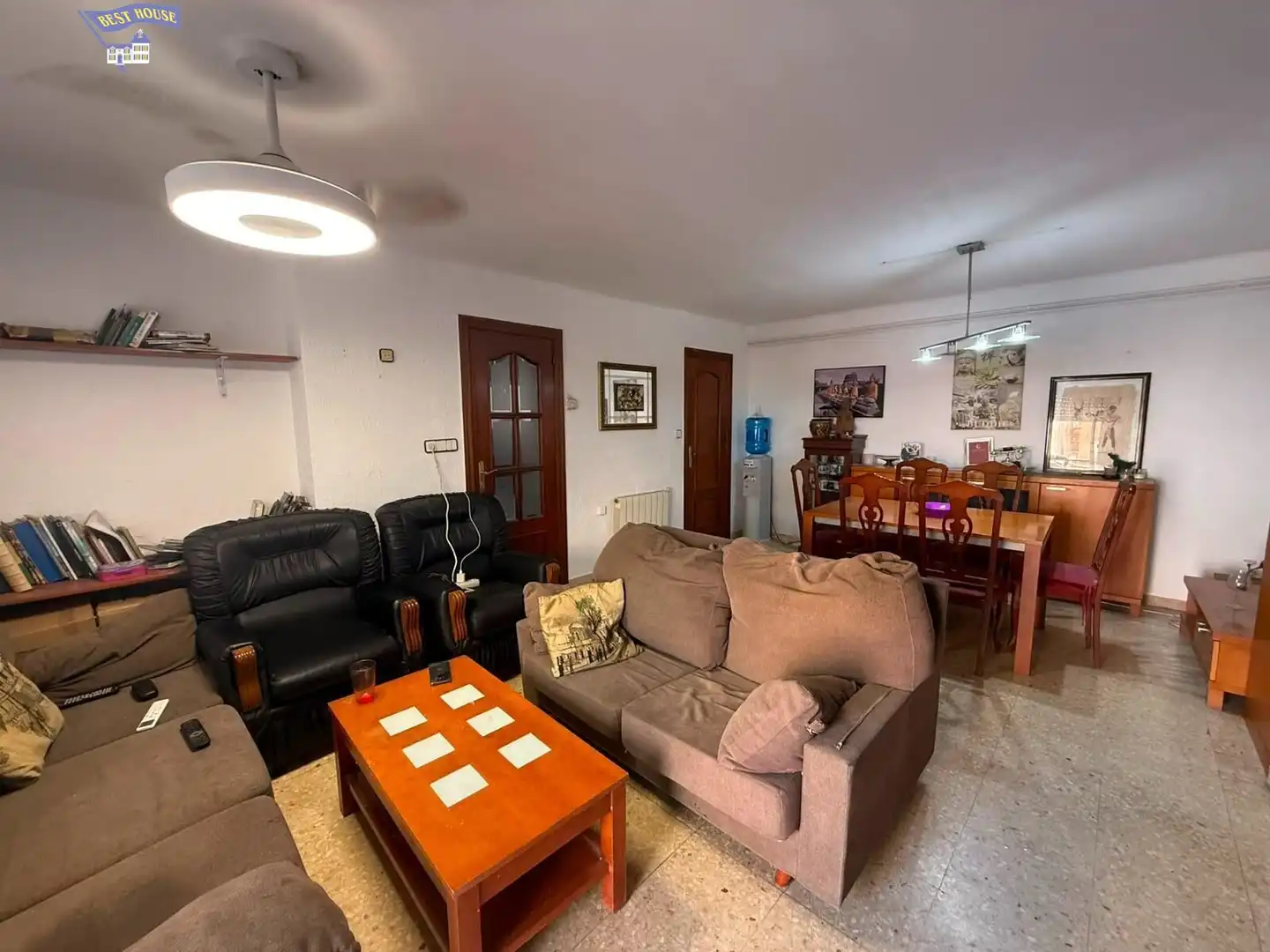 Sala d'estar de Pis en venda en Rubí amb Calefacció, Terrassa i Balcó