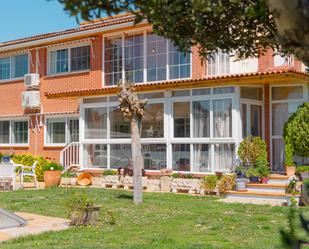 Exterior view of House or chalet for sale in  Zaragoza Capital  with Air Conditioner, Terrace and Swimming Pool