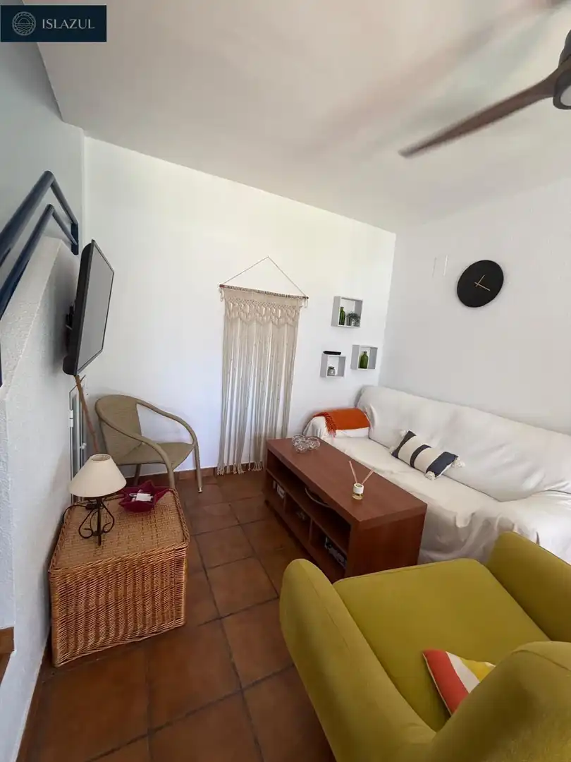 Wohnzimmer von Maisonette zum Verkauf in Islantilla mit Klimaanlage, Heizung und Privatgarten