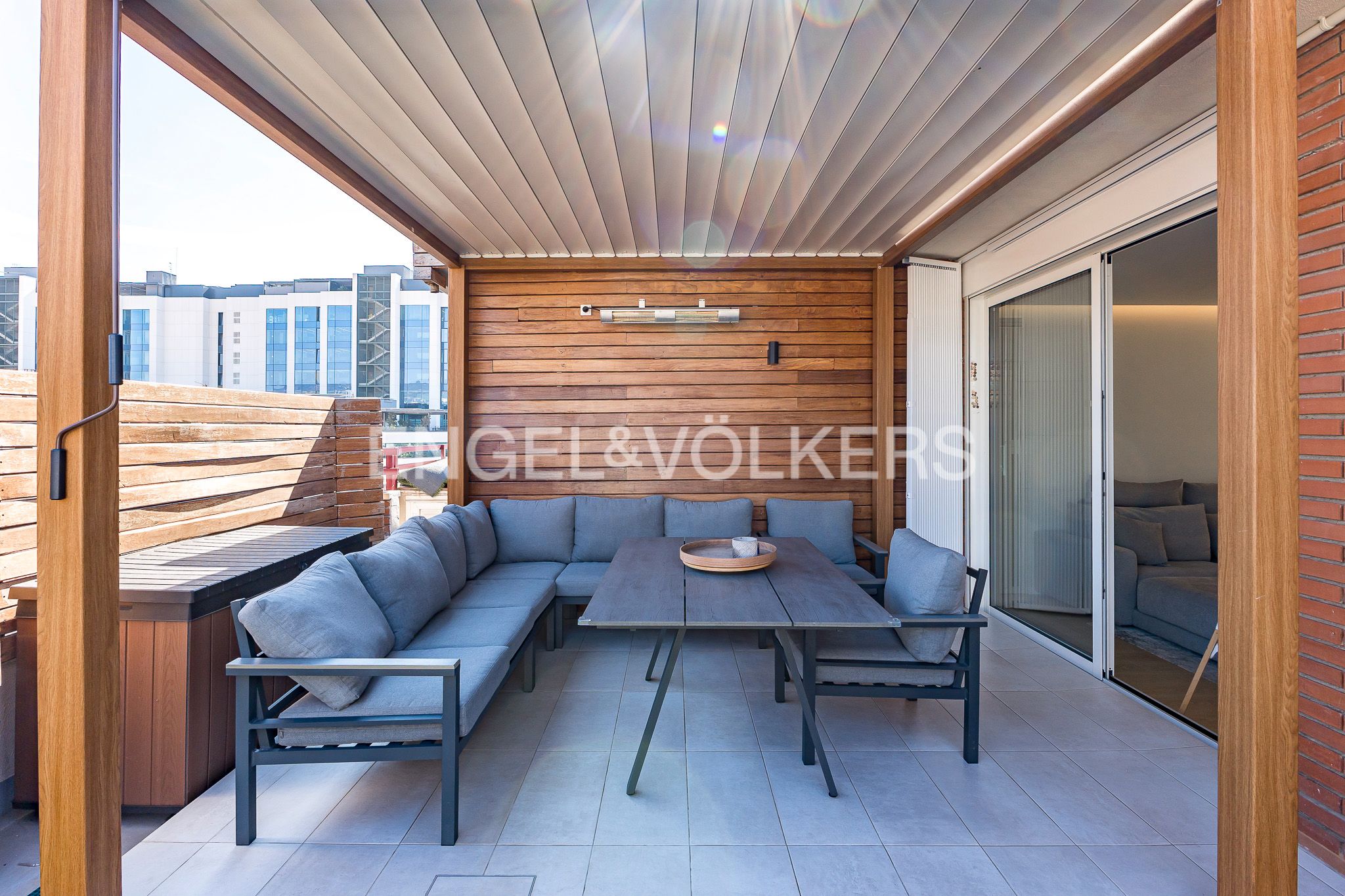 Terraza de Ático en venta en  Barcelona Capital con Aire acondicionado, Calefacción y Jardín privado