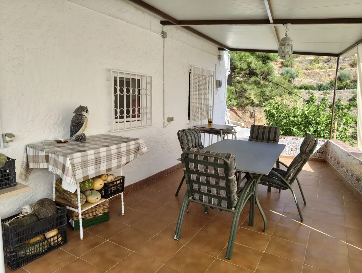 Terrace of Country homes for sale in Almáchar  with Air Conditioner, Heating and Private garden