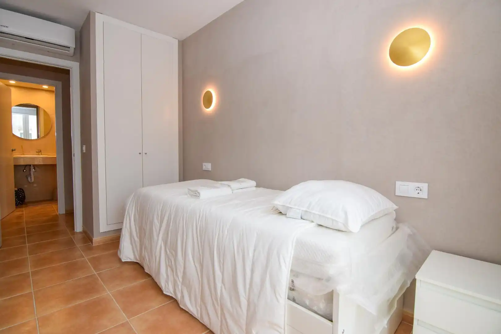 Schlafzimmer von Wohnung zum Verkauf in Artà mit Klimaanlage, Heizung und Terrasse