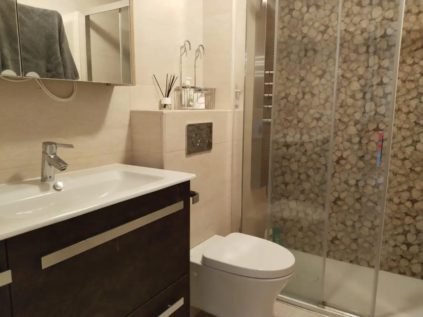 Badezimmer von Wohnung zur Miete in Suances mit Heizung, Terrasse und Möbliert
