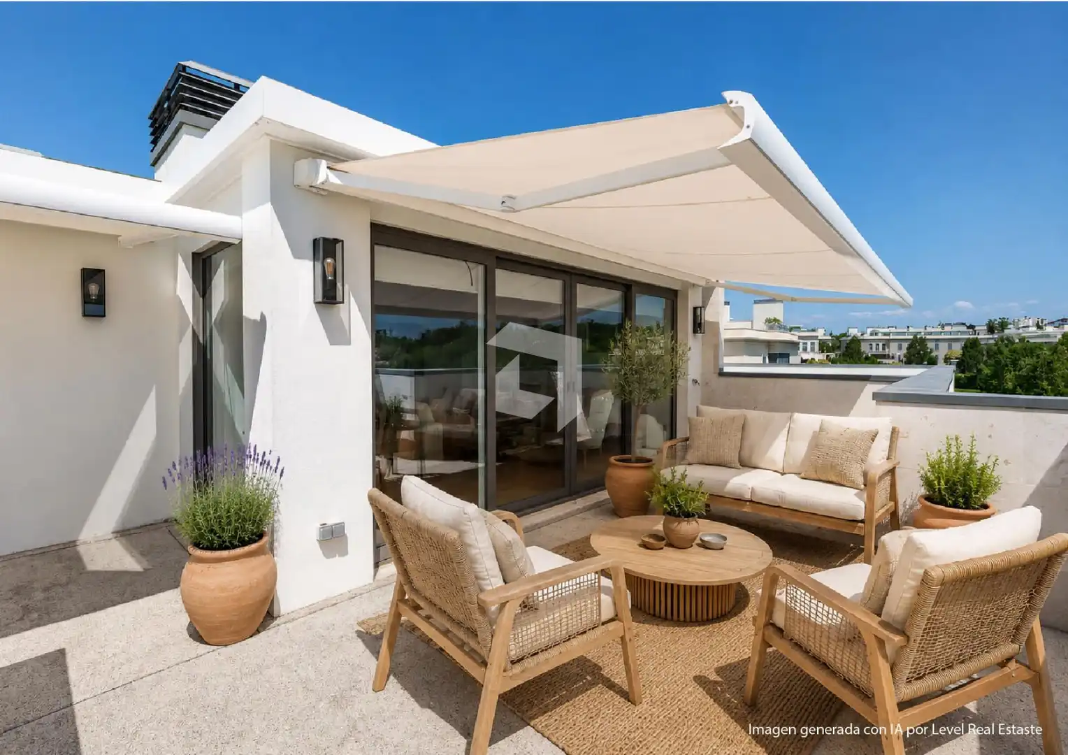 Terrace of Attic for sale in Madrid  with Air Conditioner, Heating and Parquet flooring