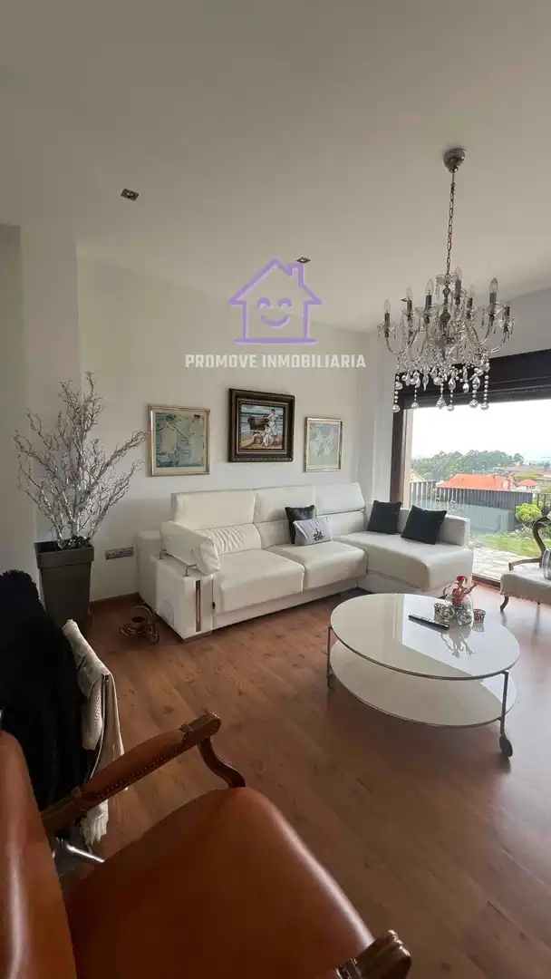 Sala de estar de Casa o chalet de alquiler en A Coruña Capital  con Terraza y Trastero