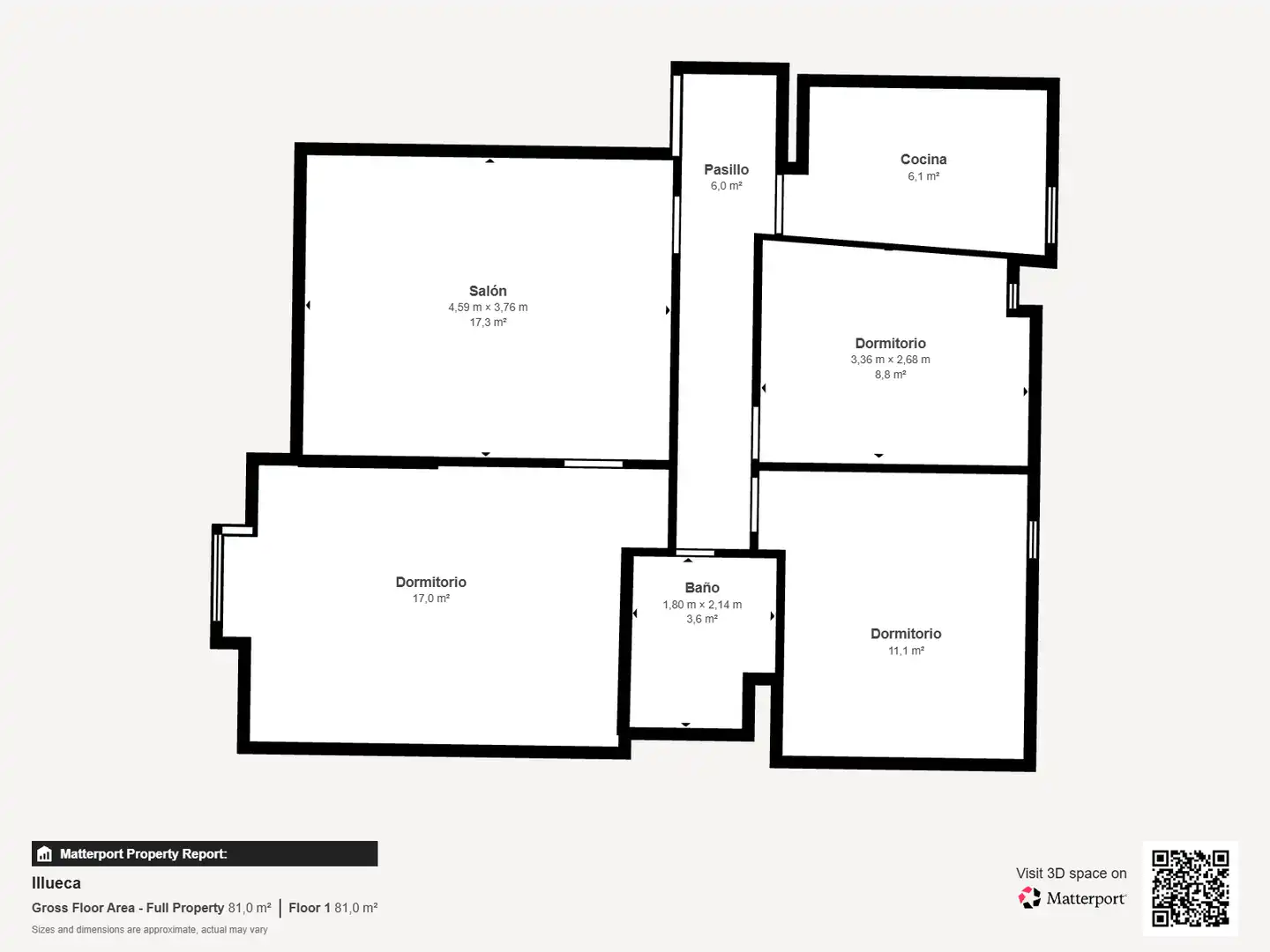 Flat for sale in Illueca  with Air Conditioner, Heating and Parquet flooring
