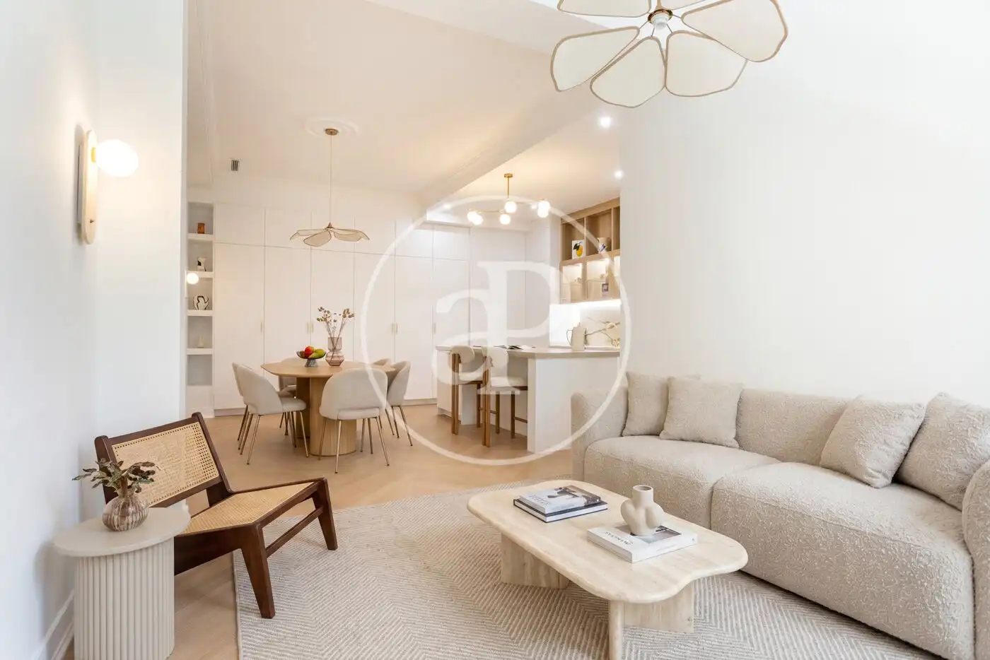 Living room of Flat for sale in Valencia  with Air Conditioner and Heating