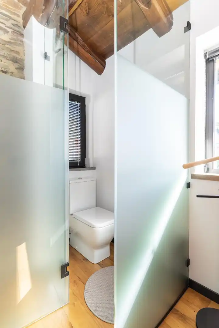 Baño de Casa o chalet en venta en Lugo con Calefacción, Jardín privado y Jacuzzi