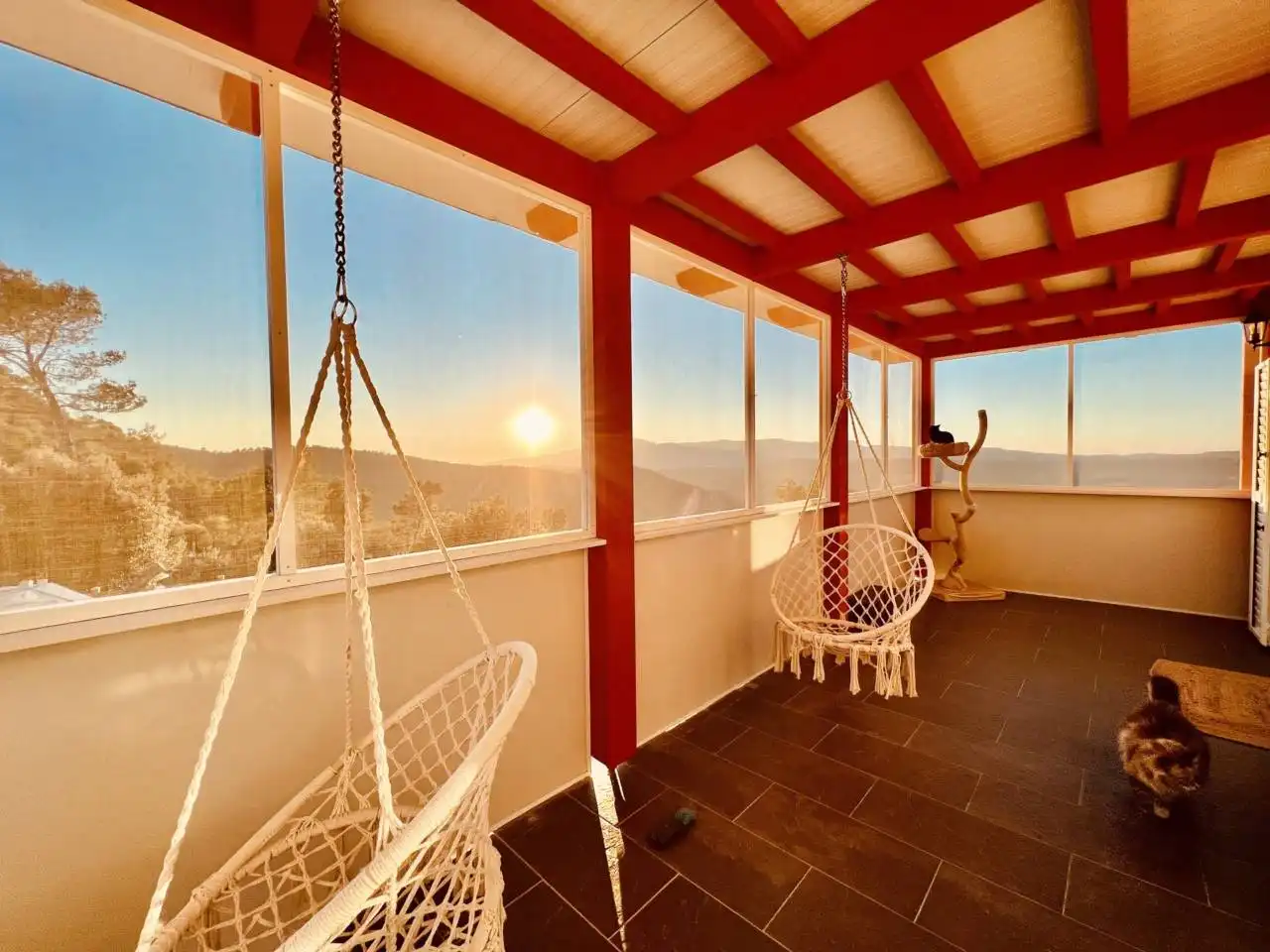 Terraza de Casa o chalet en venta en Caldes de Montbui con Calefacción, Jardín privado y Parquet