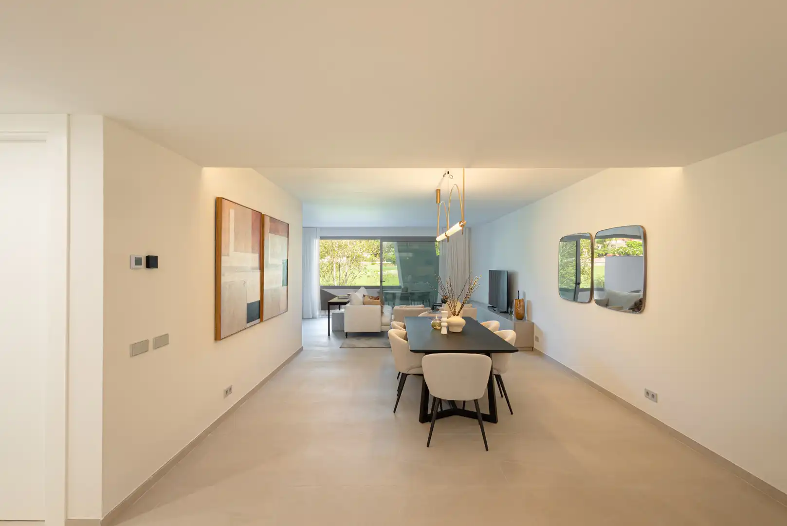 Sala de estar de Dúplex en venta en Marbella con Terraza, Piscina y Piscina comunitaria