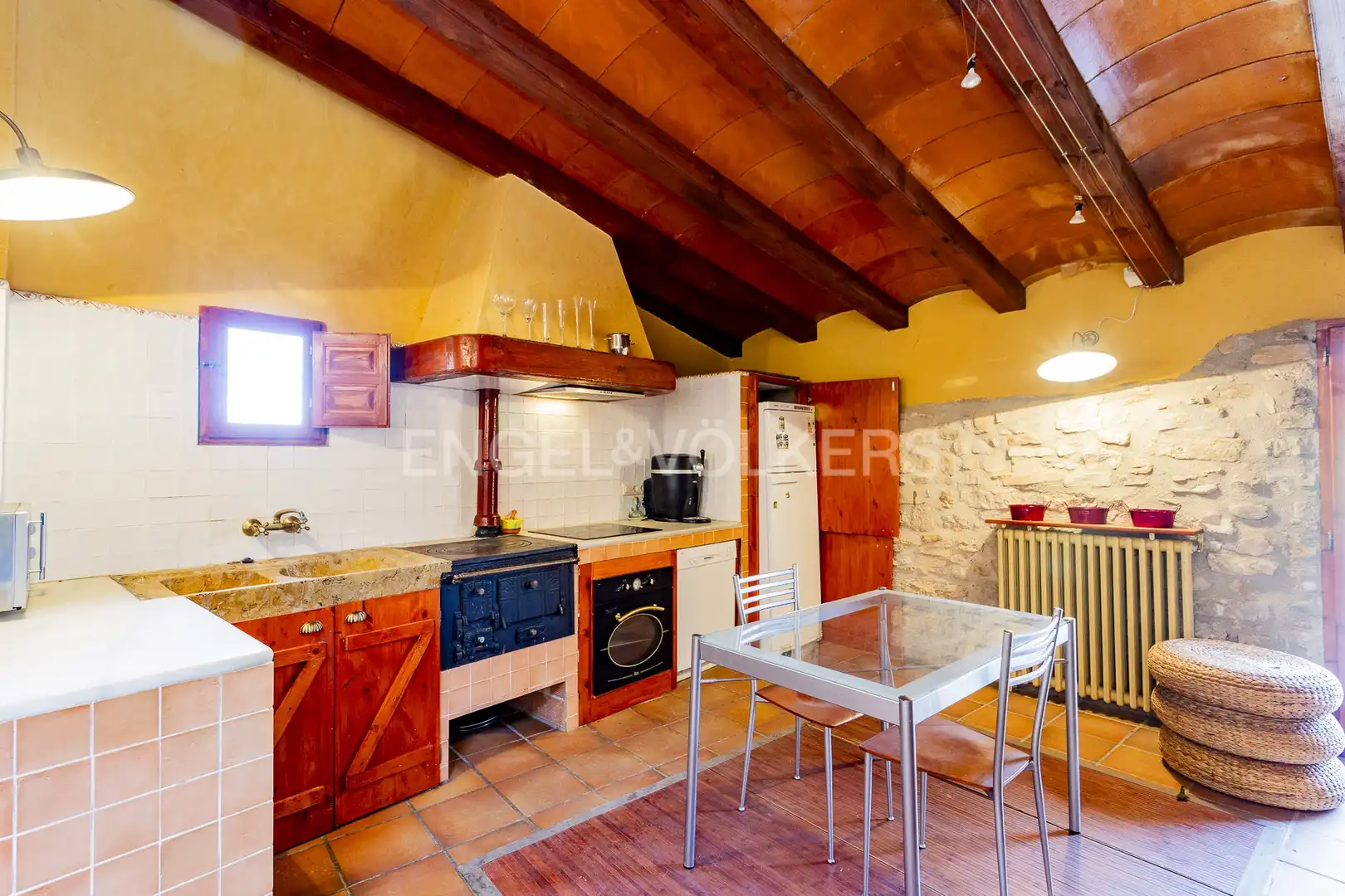 Cocina de Casa o chalet en venta en Bellprat con Calefacción, Parquet y Terraza