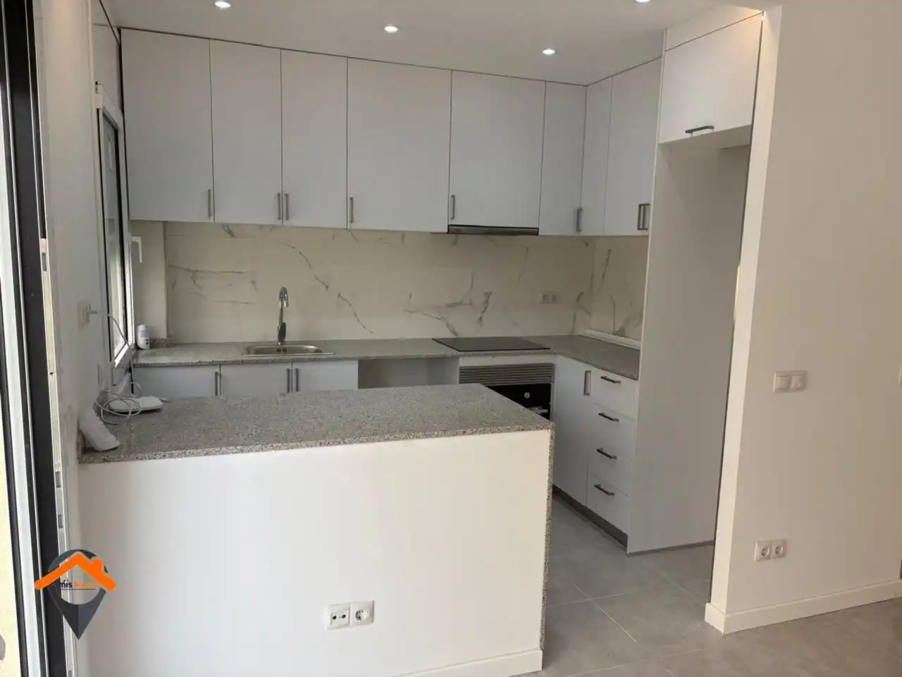 Küche von Wohnung zum Verkauf in Sabadell mit Klimaanlage, Heizung und Terrasse