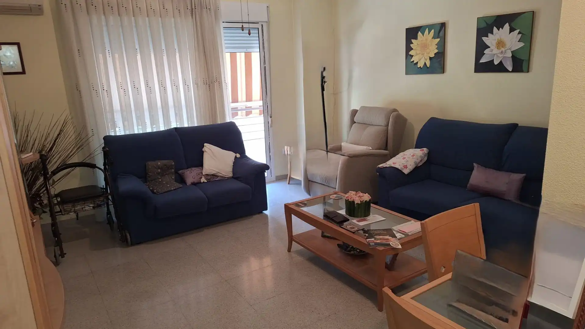 Living room of Flat for sale in San Vicente del Raspeig / Sant Vicent del Raspeig  with Air Conditioner, Oven and Balcony