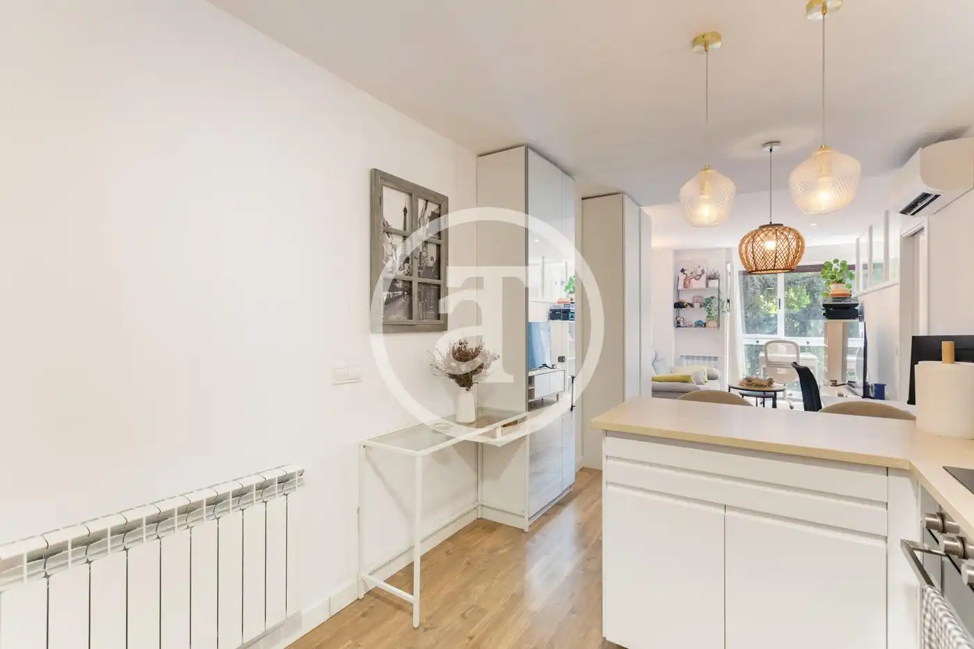 Kitchen of Flat for rent in Madrid  with Air Conditioner, Heating and Furnished