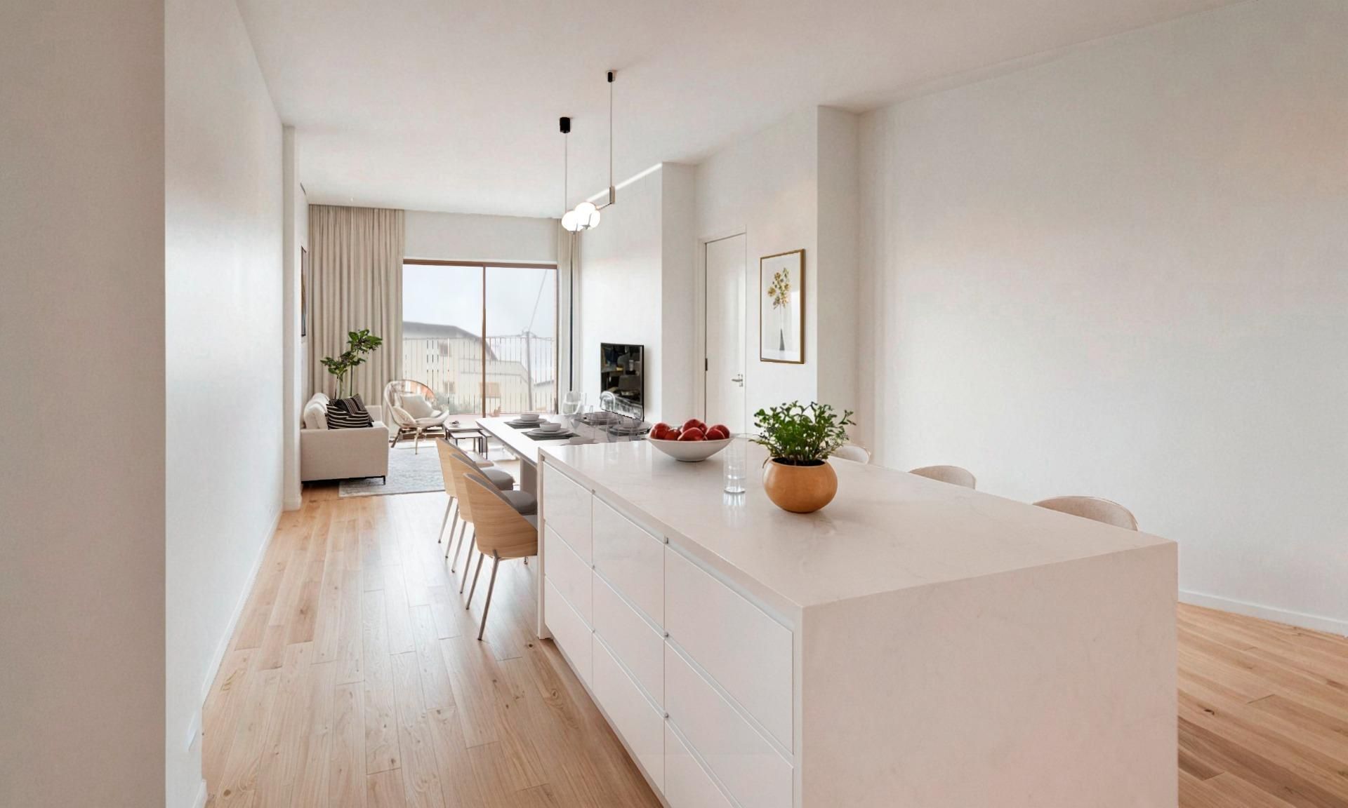 Kitchen of Flat for sale in Santa Coloma de Gramenet  with Parquet flooring and Balcony