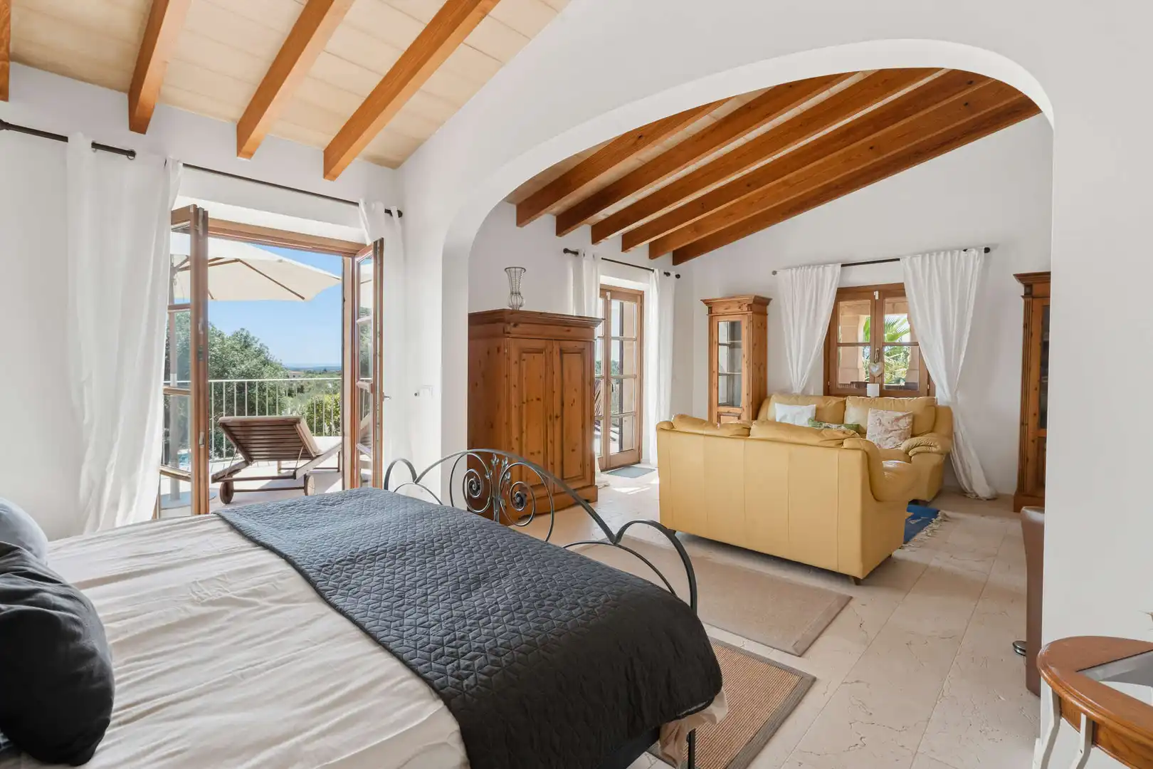 Sala d'estar de Finca rústica en venda en Felanitx amb Aire condicionat, Calefacció i Terrassa