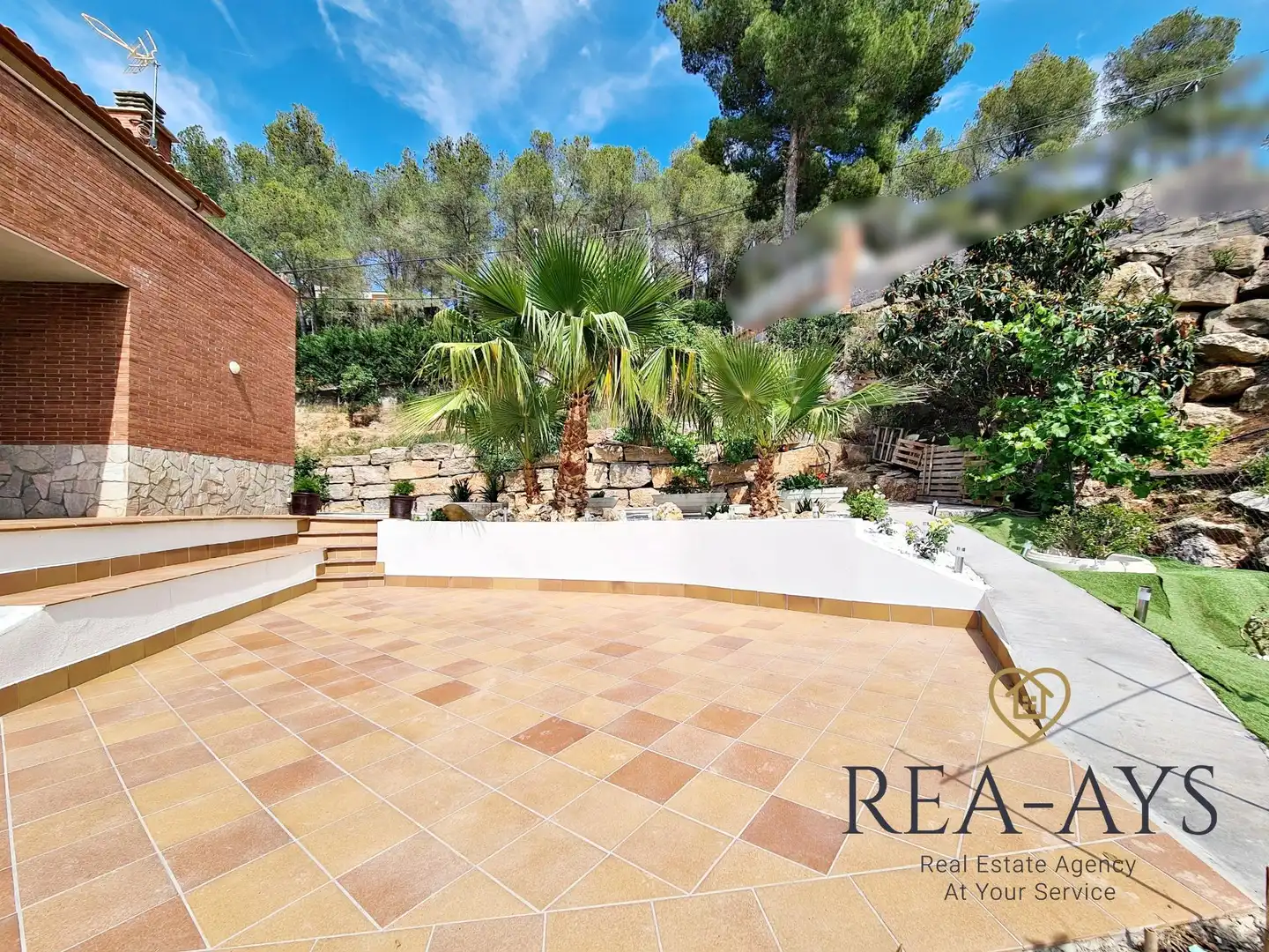 Jardín de Casa o chalet en venta en Cervelló con Aire acondicionado, Calefacción y Jardín privado