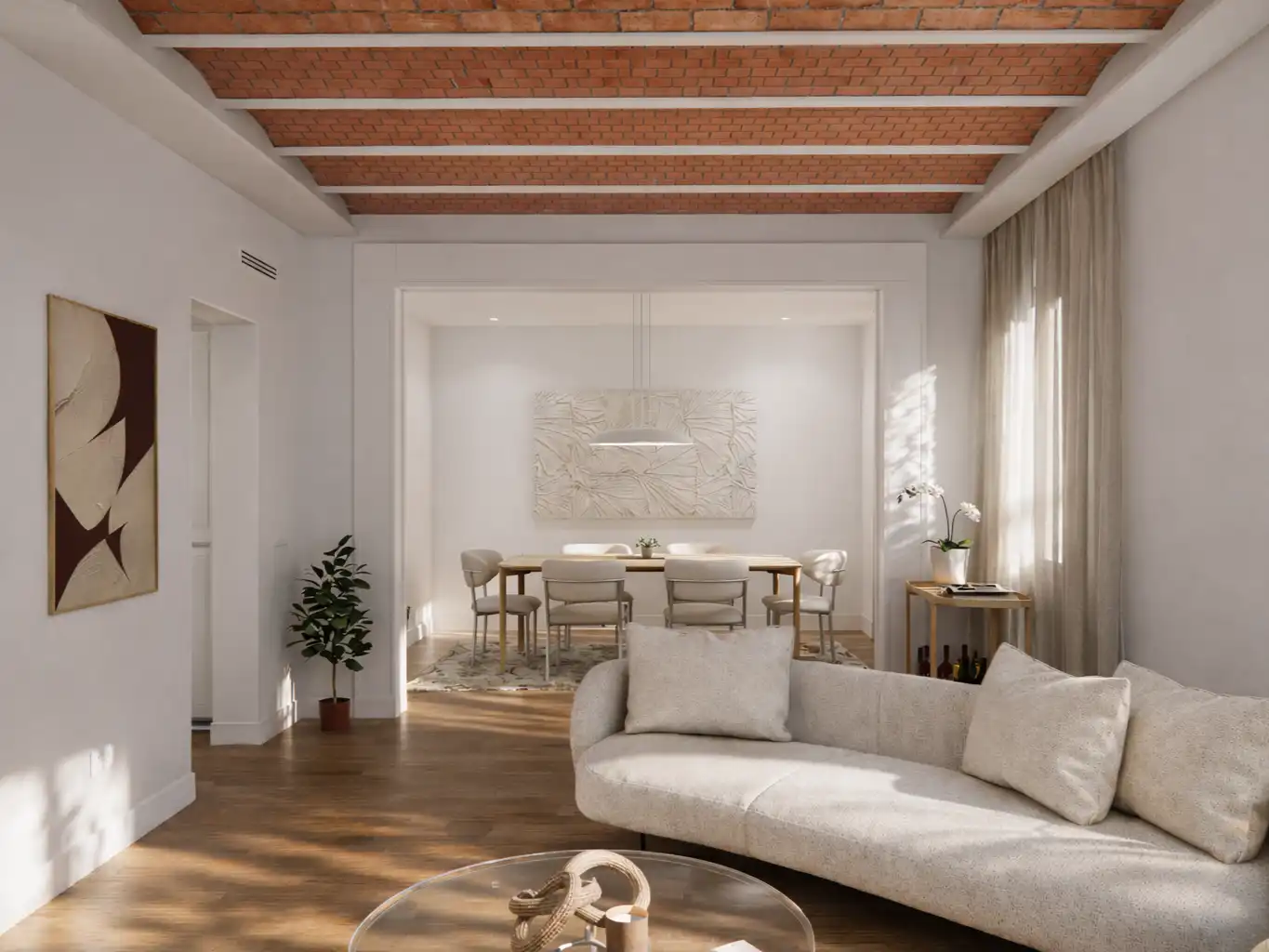 Sala de estar de Piso en venta en Barcelona